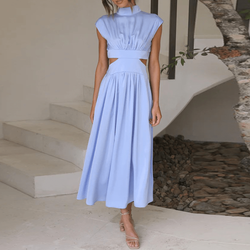 AMALIA | Elegante en Vloeiende Lange Jurk voor Elke Gelegenheid