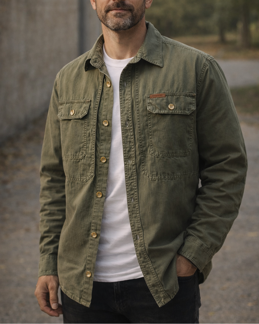 Jamie Katoenen Overhemd