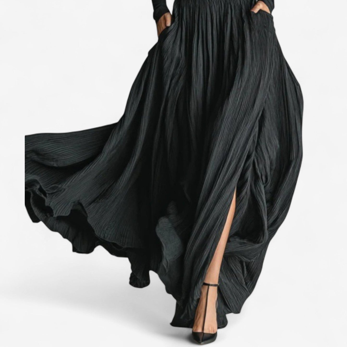 RITA | Maxijurk met hoge taille