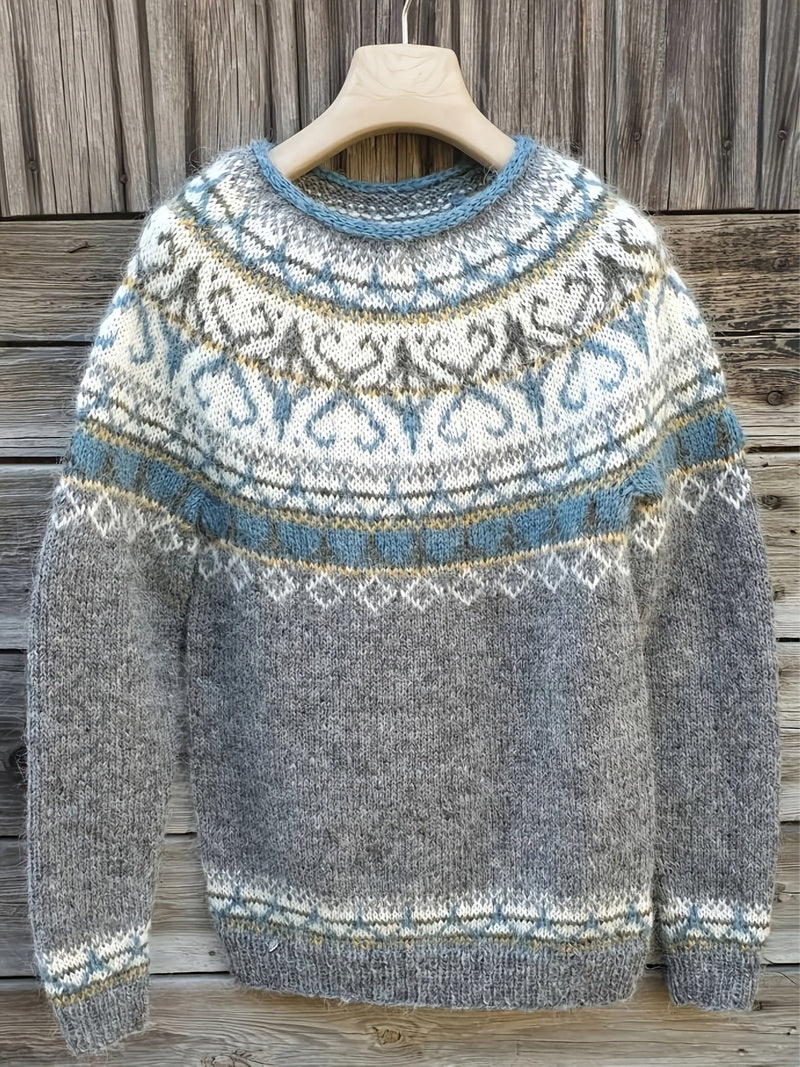 MAISON LORÉA™ – Warme trui met zachte winterdetails