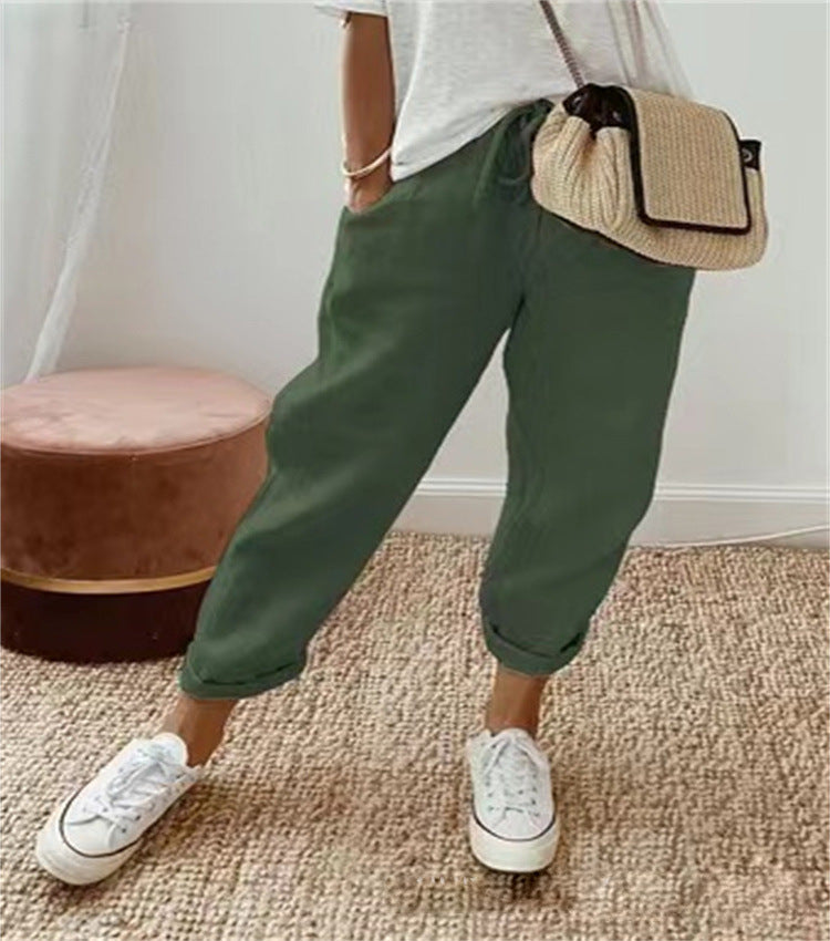 Maison Loréa® | Elegante katoen-linnen broek 1+1 GRATIS