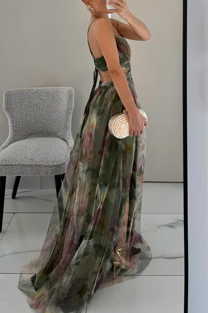 FIORA | Maxi Boheemse Jurk met Romantische Bloemenprint