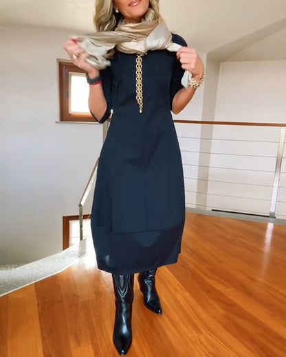 VANESSA | Elegante Maxi Jurk die het Silhouet Verfijnt en Dagelijks Comfort Biedt