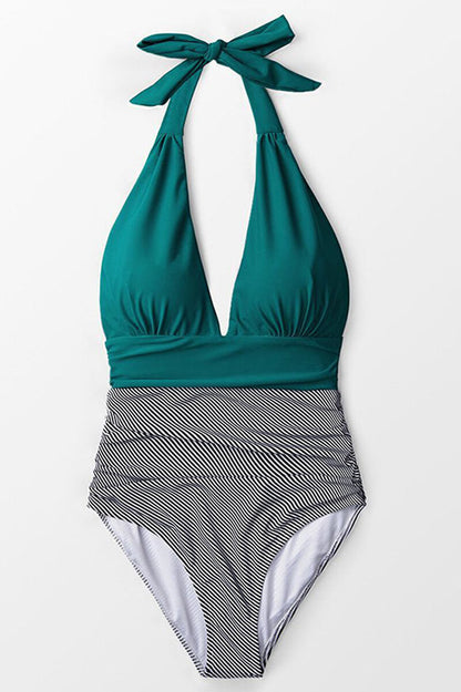 JUNO | Corrigerend Badpak met Buste Ondersteuning en Elegant Bicolor Design
