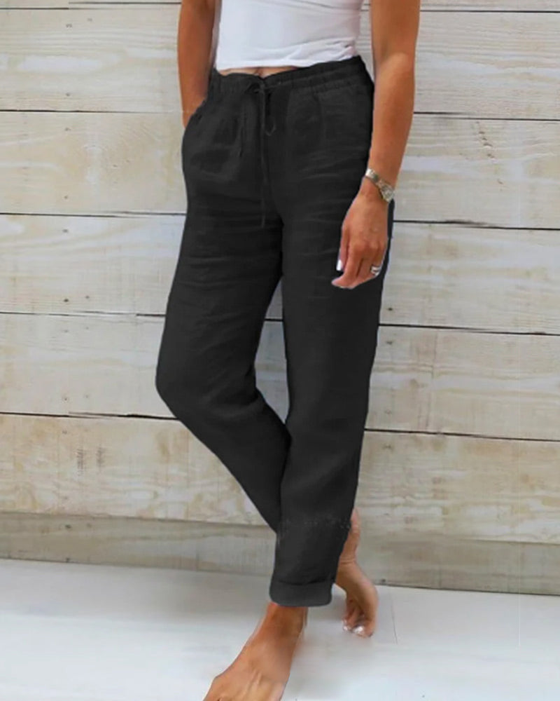 Maison Loréa® | Casual Katoenen Linnen Broek (1+1 GRATIS)