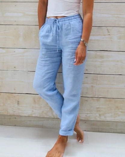 Maison Loréa® | Casual Katoenen Linnen Broek (1+1 GRATIS)