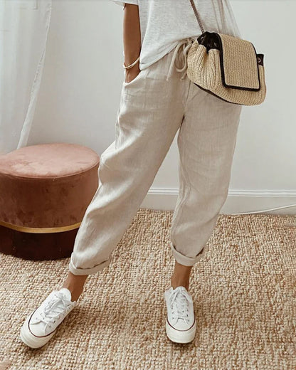 MAAN™ | Casual Damesbroek met Ademend Comfort en Tijdloze Elegantie voor Elke Dag