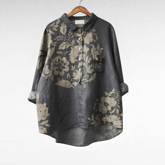 Winnie | Elegante damesoverhemd met bloemenprint