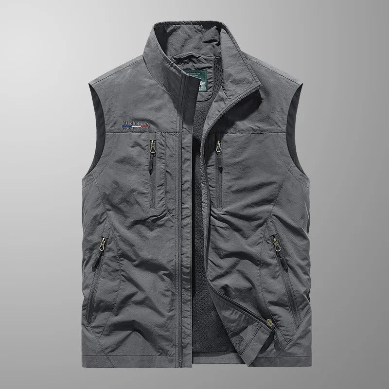 FRANS | Ademende Bodywarmer met meerdere zakken