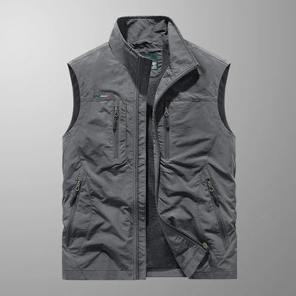 FRANS | Ademende Bodywarmer met meerdere zakken