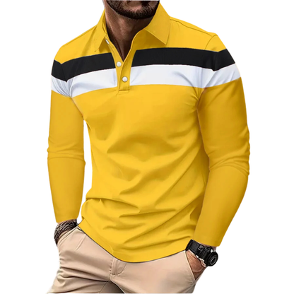 MAXIMILIAN | POLO MET TRICOLORE STREPEN VOOR HEREN