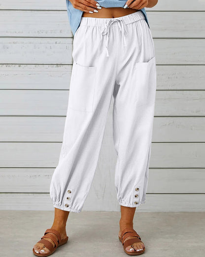 Maison Loréa® | Losse broek met hoge taille
