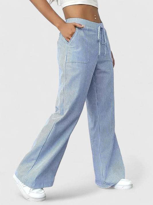 NOMI | Ruime en comfortabele broeken met elegante details