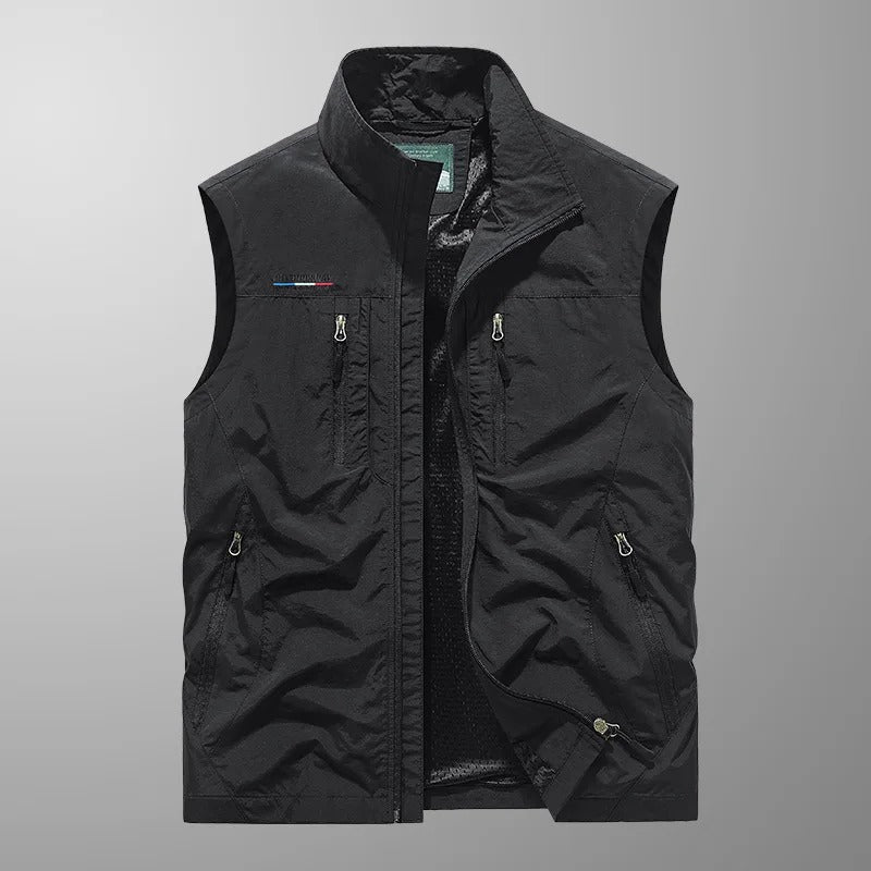 FRANS | Ademende Bodywarmer met meerdere zakken