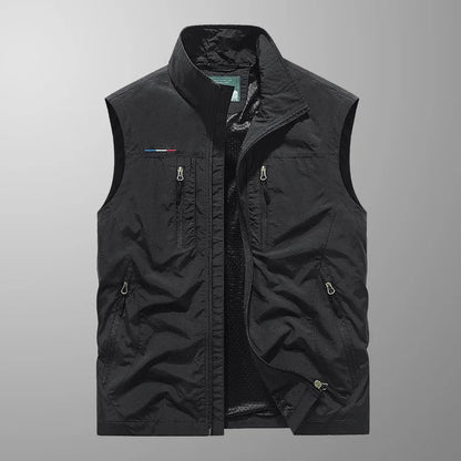 FRANS | Ademende Bodywarmer met meerdere zakken