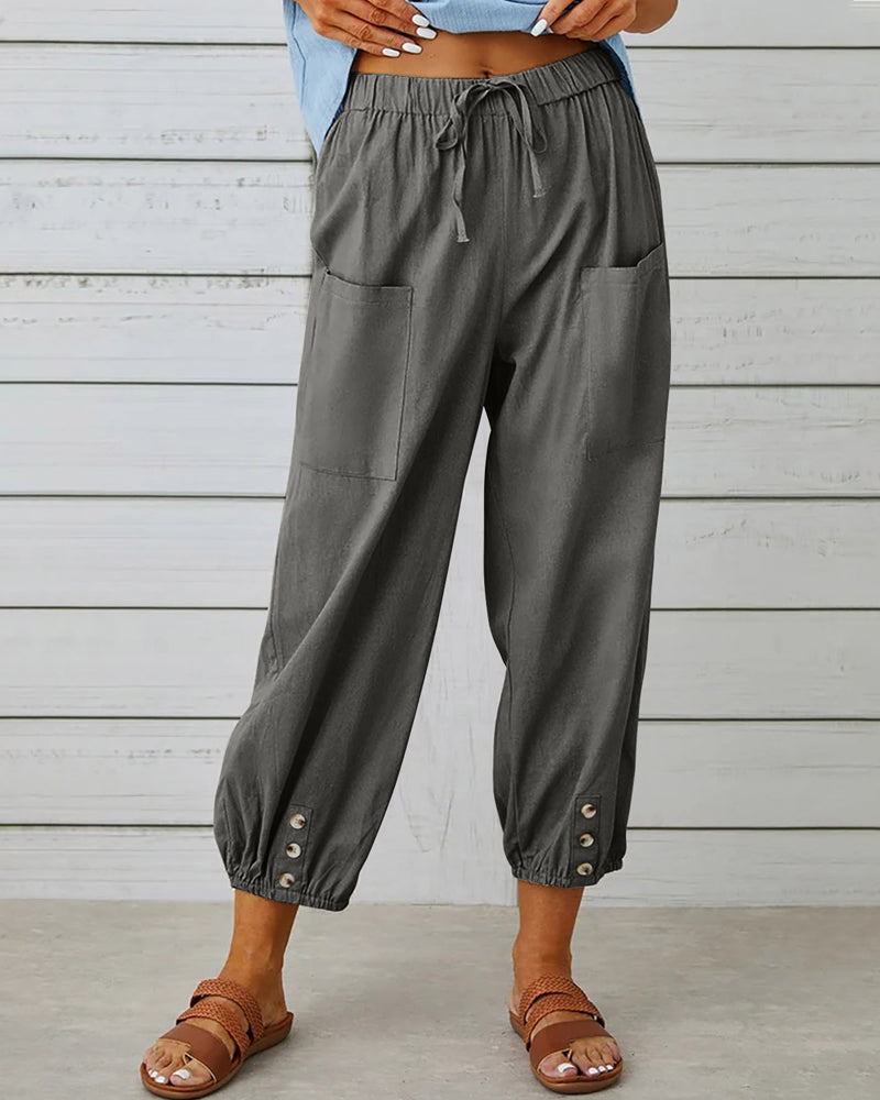 Maison Loréa® | Losse broek met hoge taille