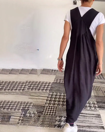 KARA | Casual-Chic Mouwloos Vloeiend Jurk