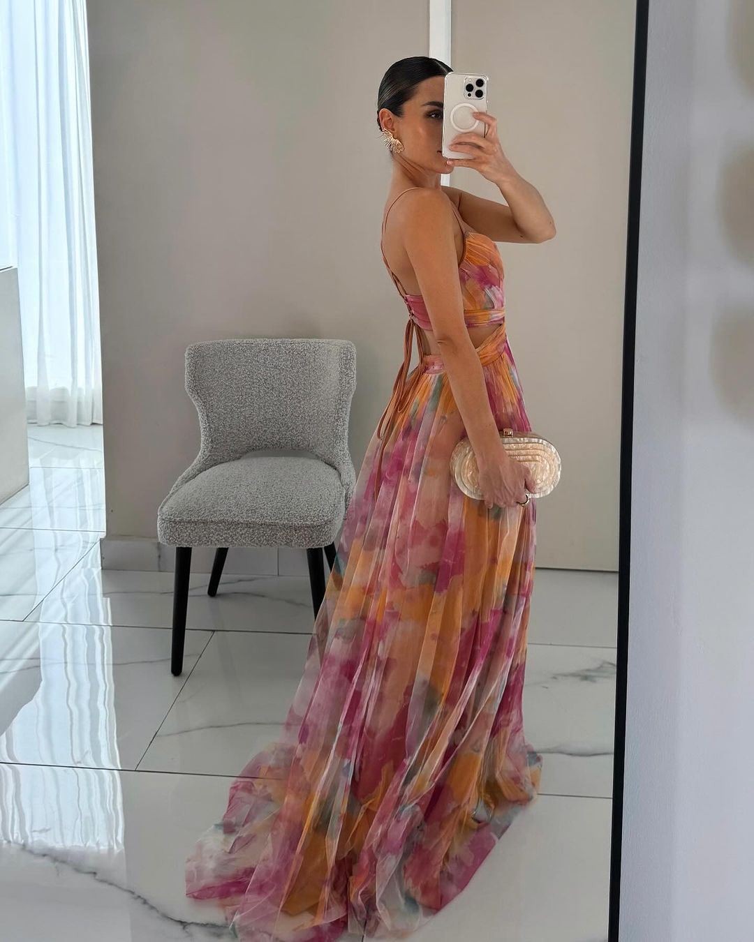 Louise | Betoverende maxi-jurk met bloemenprint