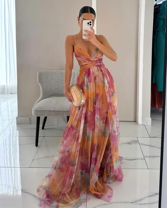 Louise | Betoverende maxi-jurk met bloemenprint