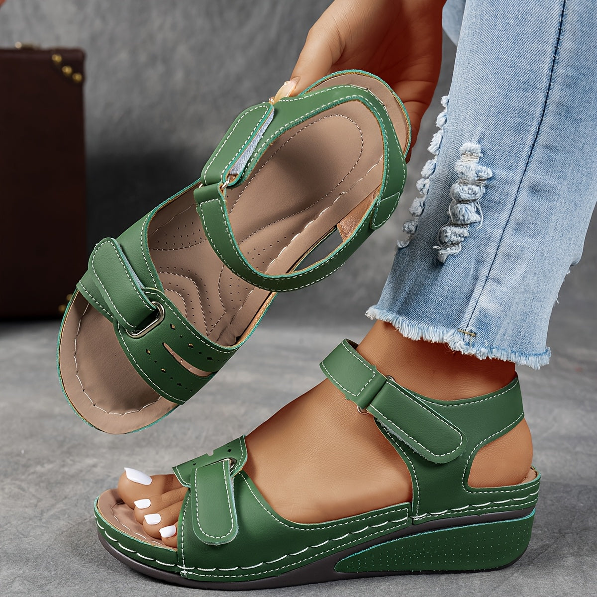 LIORA ORTHOSTYLE | Orthopedische Zomersandalen met Totaal Comfort en Dagelijkse Elegantie