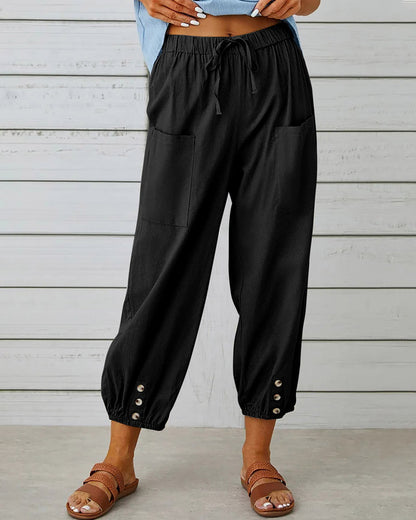 Maison Loréa® | Losse broek met hoge taille