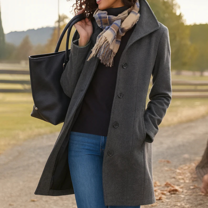 MARINA | Elegante Jas met Omarmende Warmte en Tijdloze Stijl