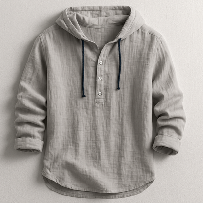 TINO | Casual Overhemd met Capuchon voor Heren Comfort & Stijlvolle Veelzijdigheid
