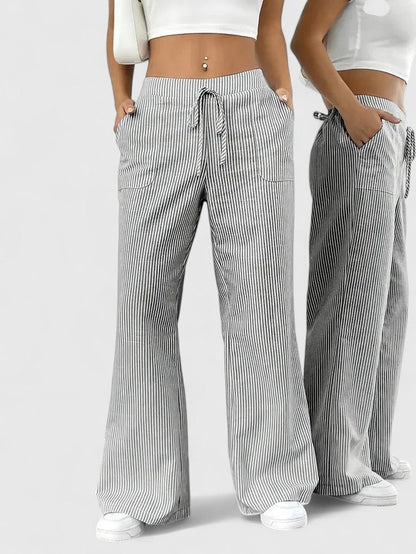 NOMI | Ruime en comfortabele broeken met elegante details