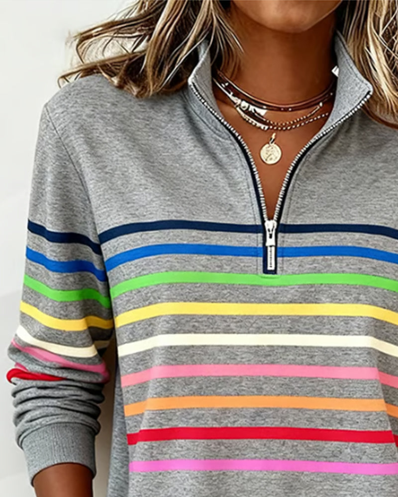 NINA | Casual Sweater met Comfort en Kleurrijke Stijl voor Elke Dag