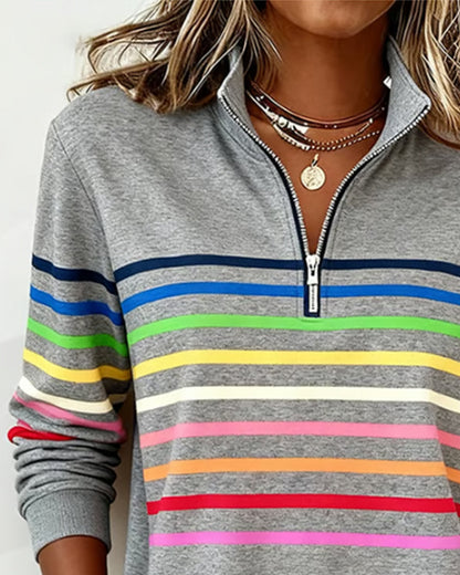 NINA | Casual Sweater met Comfort en Kleurrijke Stijl voor Elke Dag