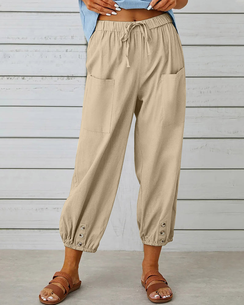Maison Loréa® | Losse broek met hoge taille