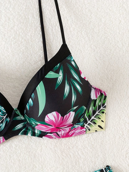 FURR | Bikini Sculpterend met Beugel en Tropische Bloemenprint voor de Zomer