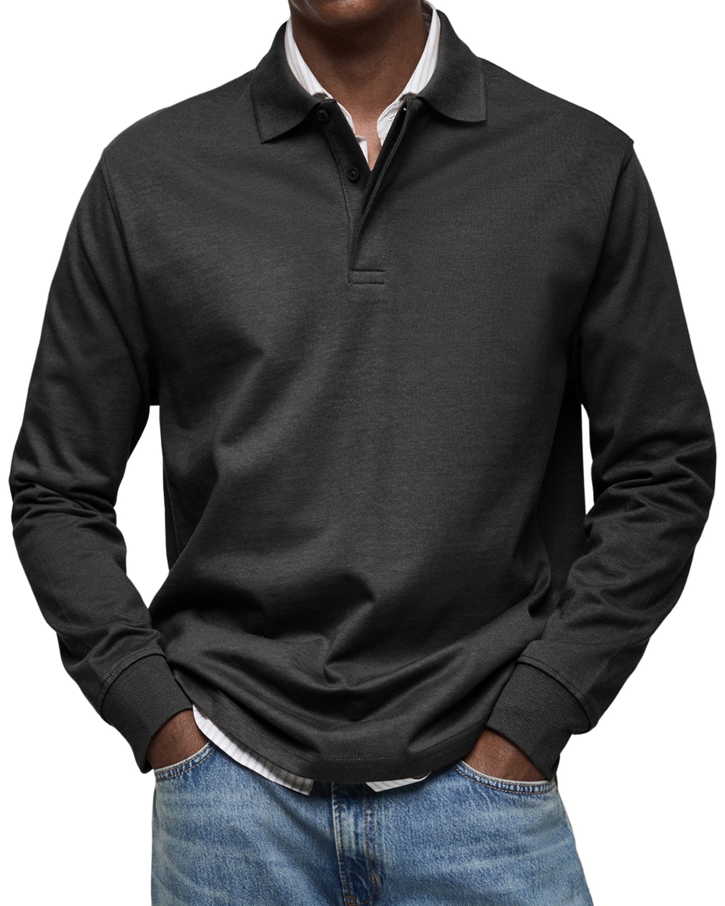 NIKOLAI® | Luxe lange mouwen polo