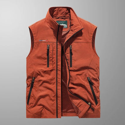 FRANS | Ademende Bodywarmer met meerdere zakken