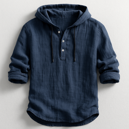 TINO | Casual Overhemd met Capuchon voor Heren Comfort & Stijlvolle Veelzijdigheid
