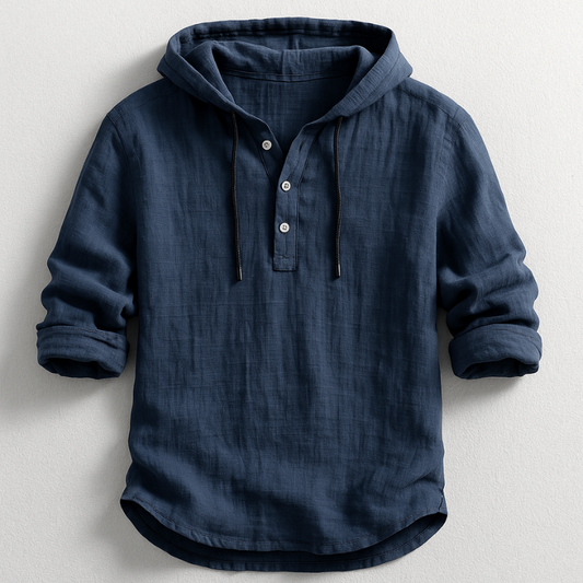 TINO | Casual Overhemd met Capuchon voor Heren Comfort & Stijlvolle Veelzijdigheid