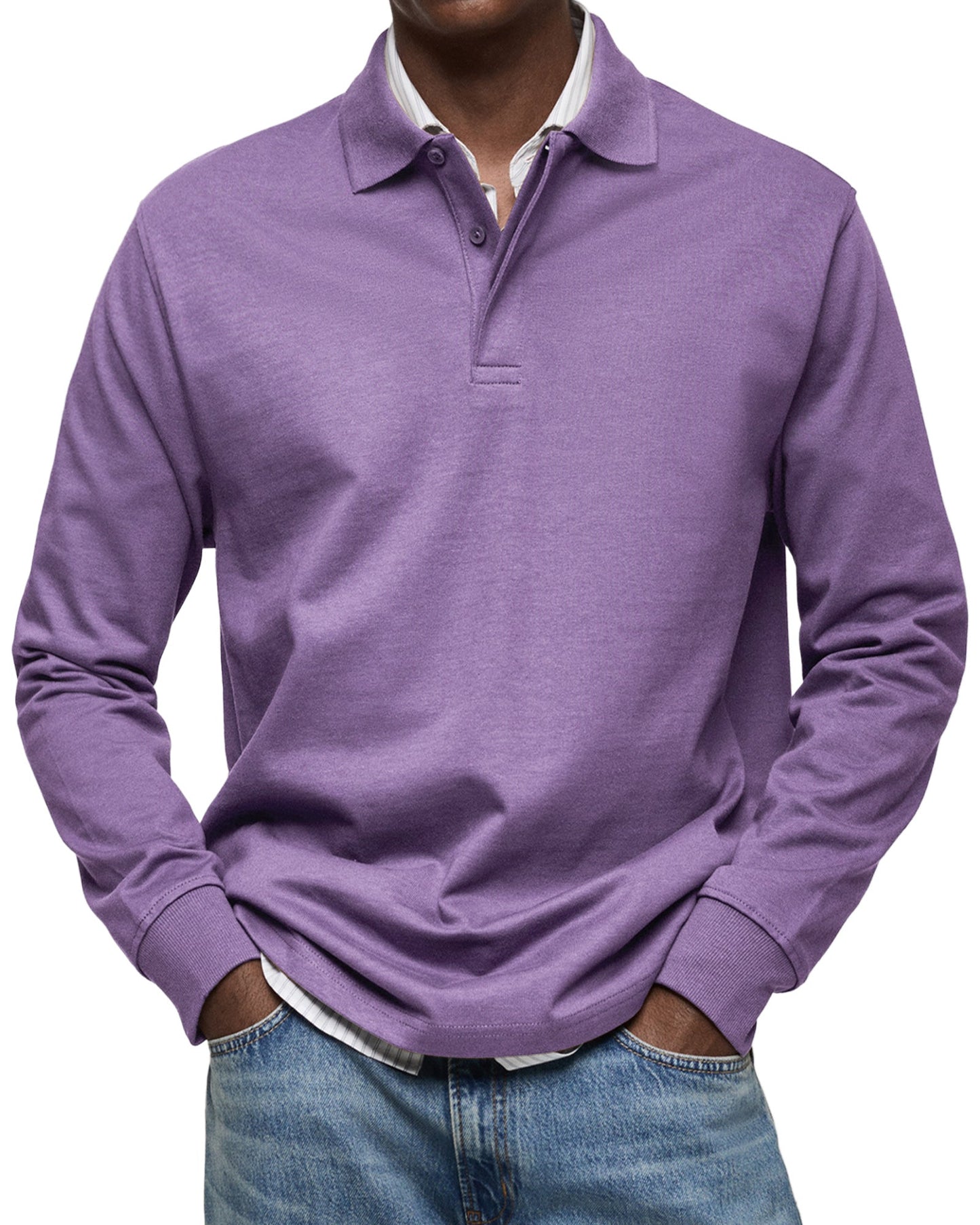 NIKOLAI® | Luxe lange mouwen polo