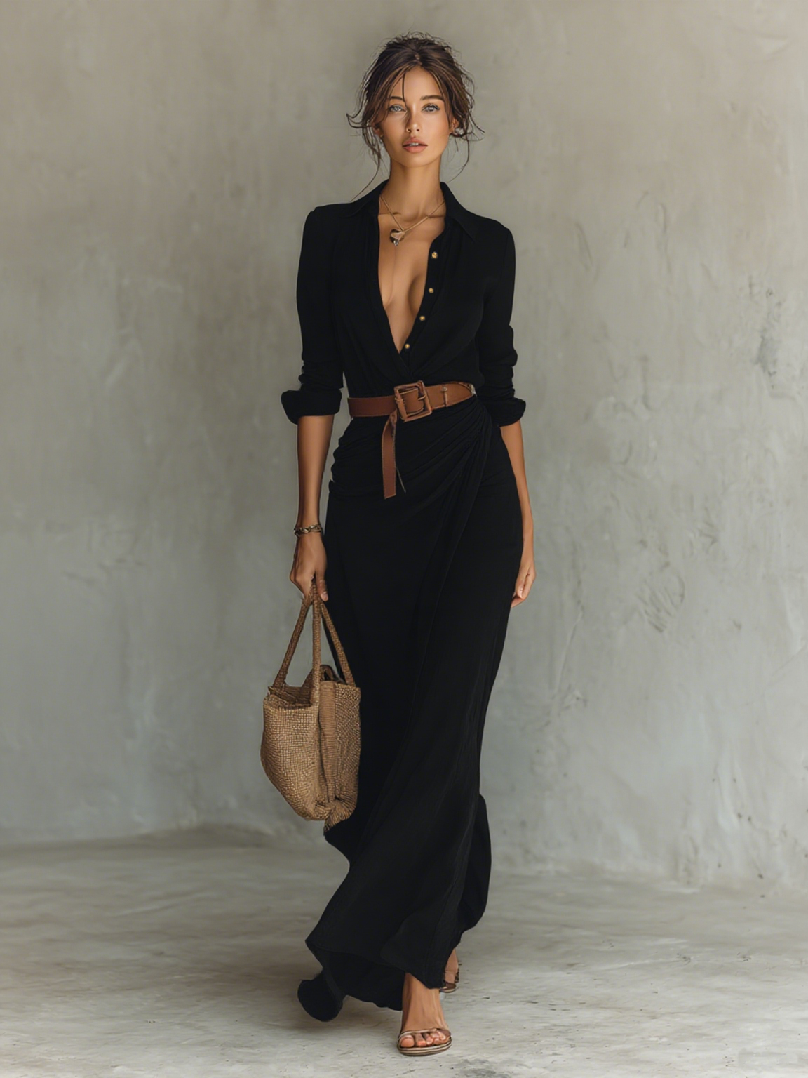 MARTA | Lange casual jurk