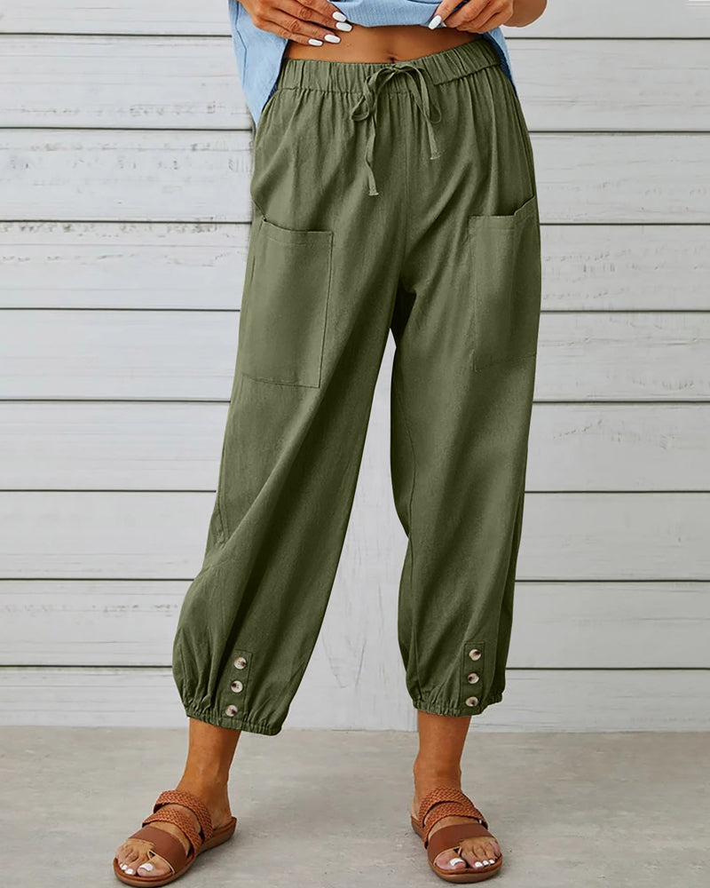 Maison Loréa® | Losse broek met hoge taille