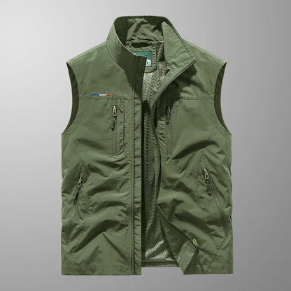 FRANS | Ademende Bodywarmer met meerdere zakken