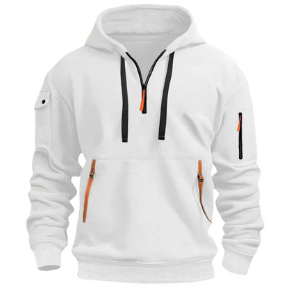 ZANE | Heren Hoodie met Warm Comfort en Stijlvol Functioneel Design. 1+1 Gratis