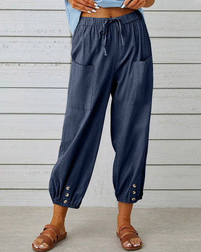 Maison Loréa® | Losse broek met hoge taille