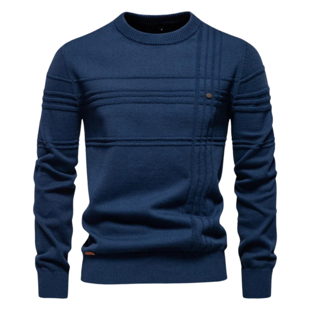 NICO | Katoenen herentrui met streepdesign