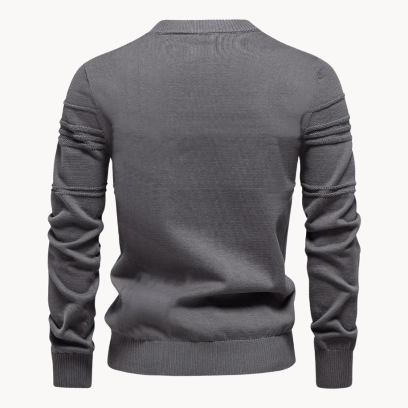NICO | Katoenen herentrui met streepdesign