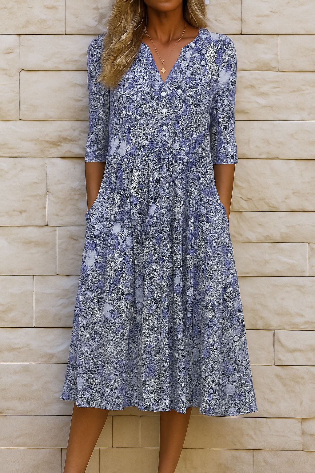 Constance | V-Hals Jurk