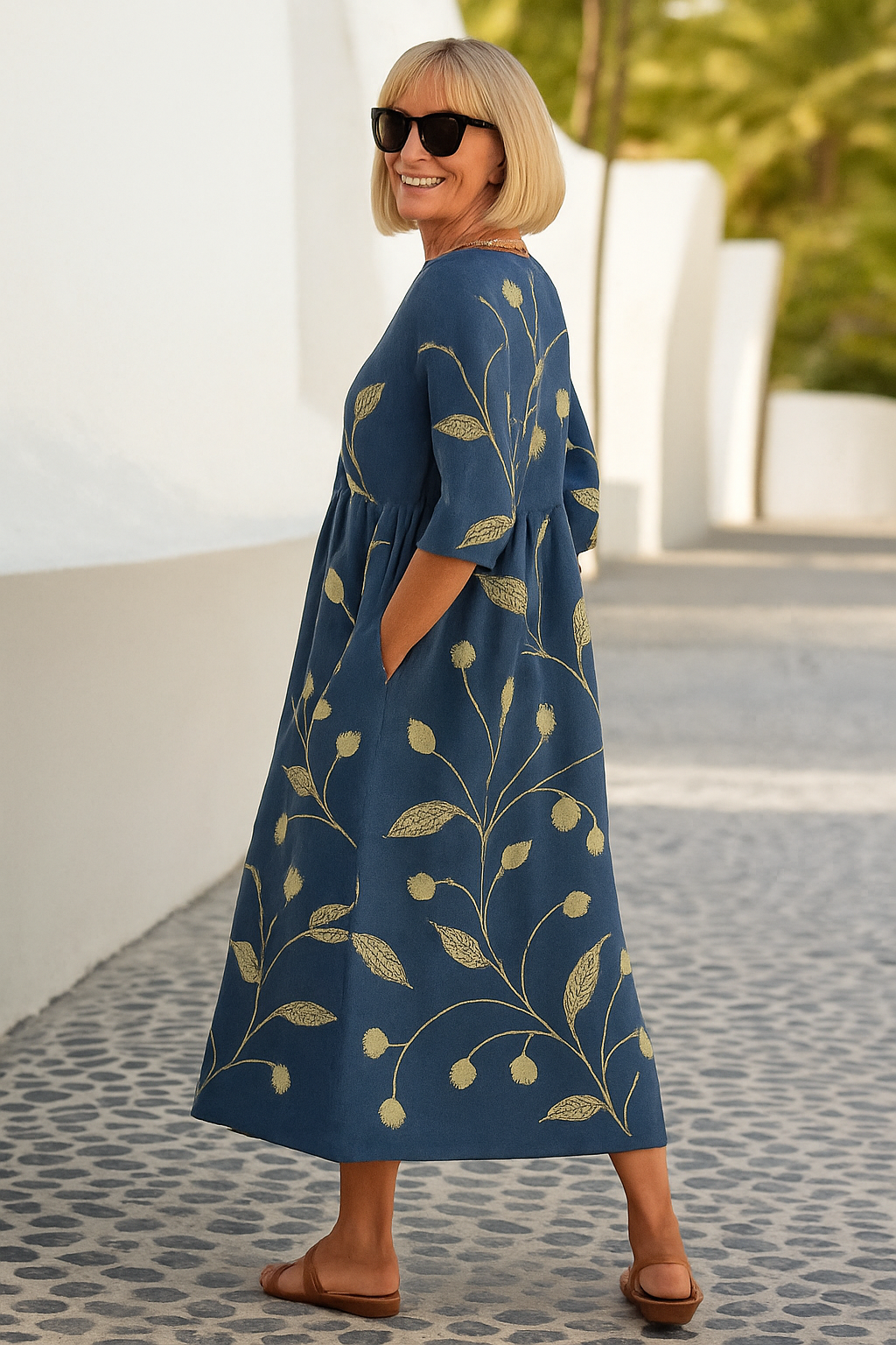 Maria | Elegante Midi Jurk
