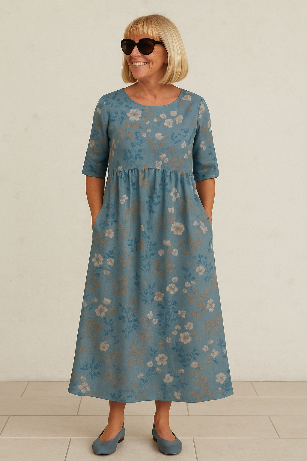 Maria | Elegante Midi Jurk