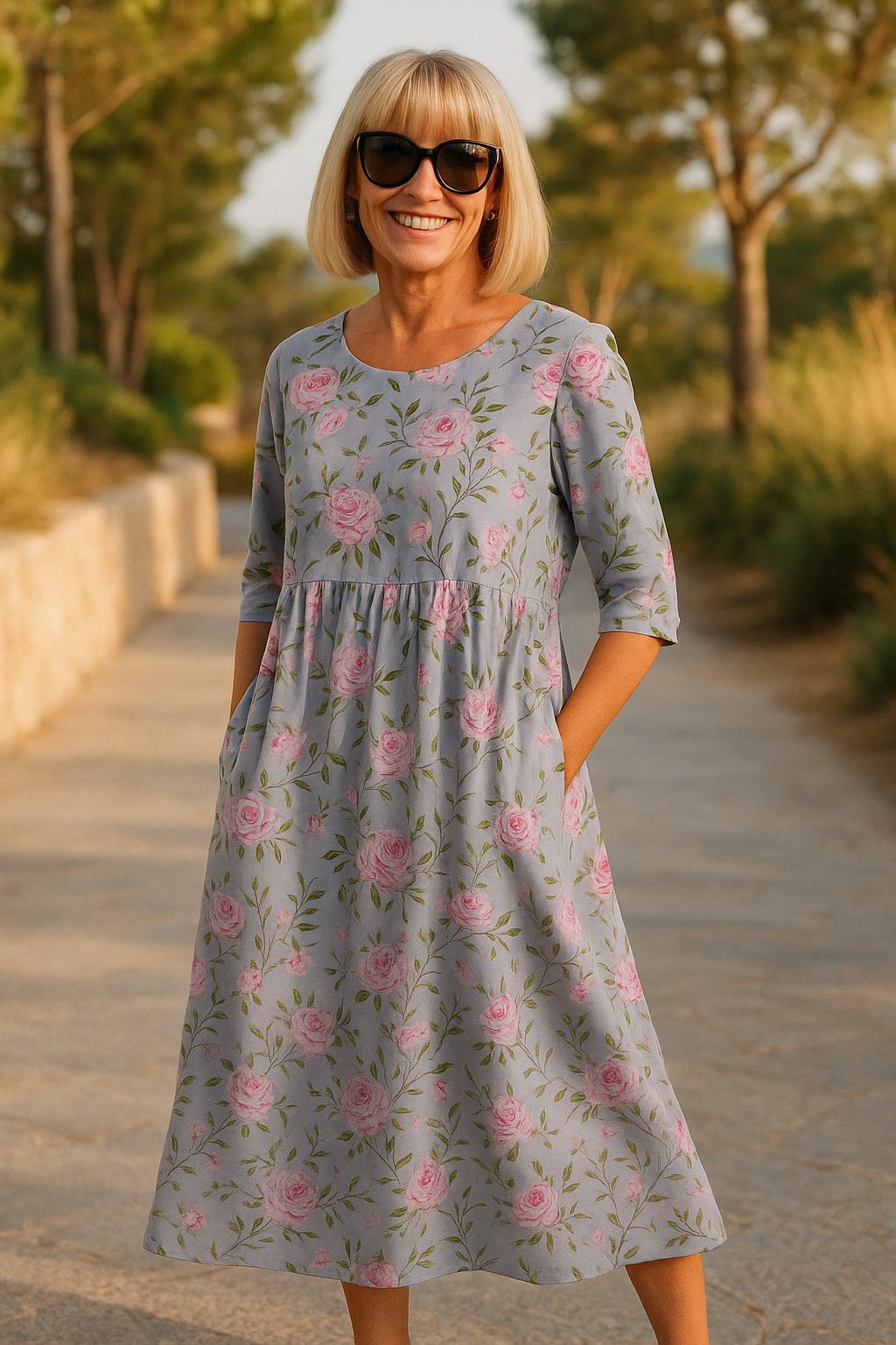 Maria | Elegante Midi Jurk