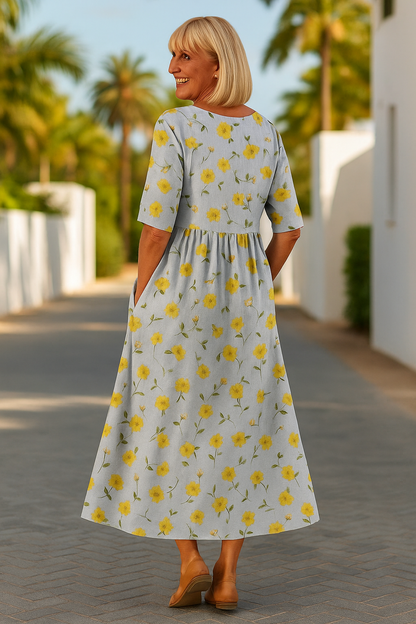 Maria | Elegante Midi Jurk