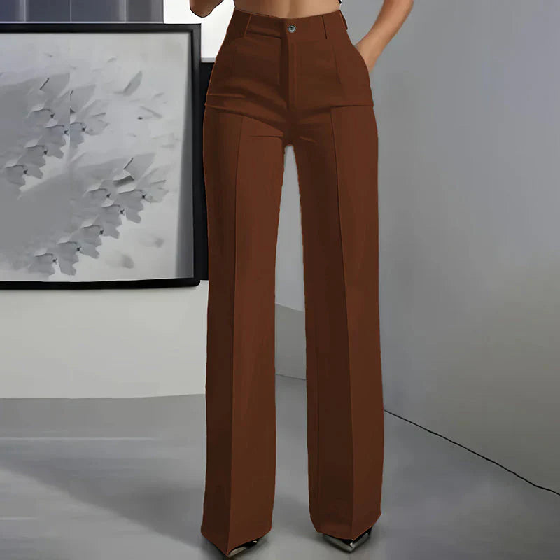 NEVA | Chic hoge taillebroek met flatterende pasvorm voor werk en elegante momenten